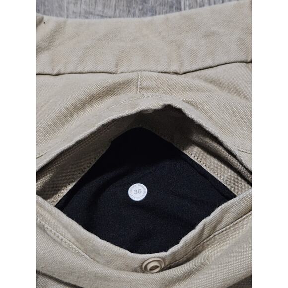 Lululemon Commission Pant Mens 36x31 Earth Dye Sand Slim Fit Chino - Picture 6 of 7